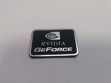 NVIDIA GEFORCE naklejka emblemat 24x12 mm * SR