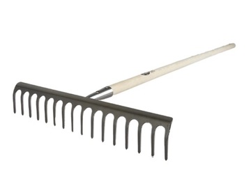 TUCHMET Grabie spawane 16 zębowe z trzonkiem 1,3 m