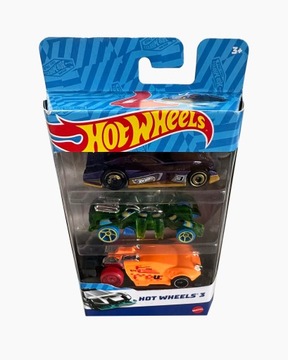 HOT WHEELS 3 Zestaw pojazdów 3-pak