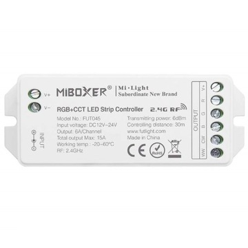 Sterownik LED Mi-Light FUT045 RGB+CCT 12V-24V 15A