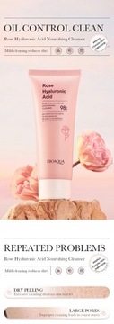 BIOAOUA средство для снятия макияжа с розовой гиалуровой кислотой.