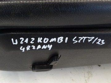 ЛЕВОЕ ПЕРЕДНЕЕ СИДЕНИЕ ВОДИТЕЛЯ MERCEDES E W212 С ПОДОГРЕВОМ, ЧЕРНАЯ КОЖА EU