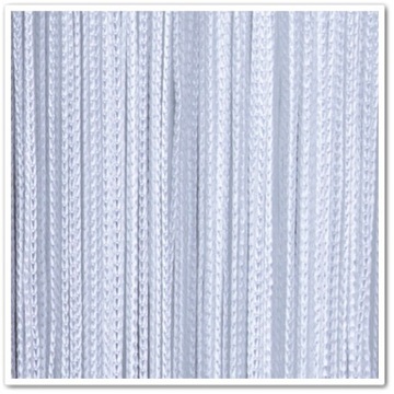 BIAŁA Firanka firana makarony sznurki 150 x 250