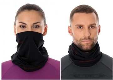 WEŁNIANY KOMIN ROWEROWY CHUSTA BANDANA BRUBECK L-X