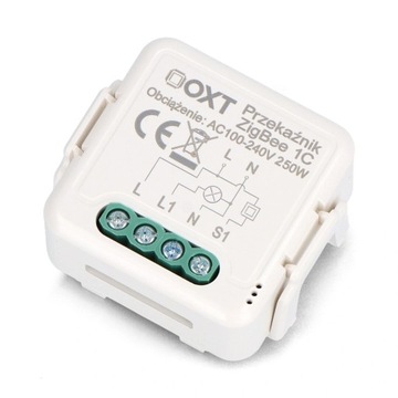 Tuya - jednokanałowy mini przekaźnik - ZigBee - aplikacja Android/iOS - OXT