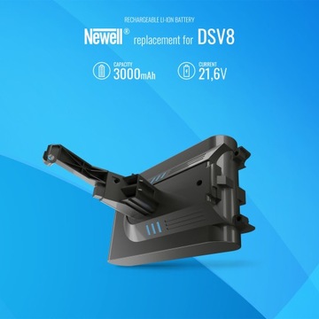 Аккумулятор Аккумулятор для Dyson V8 SV10 21,6 В 6,0 Ач