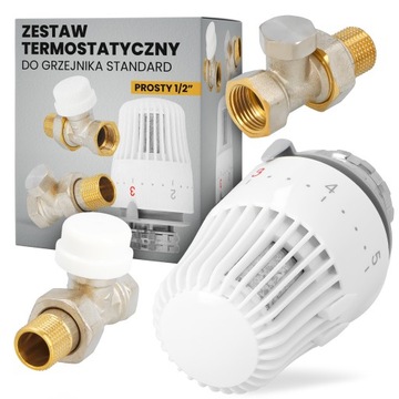 Komplet instalacji grzewczych zawory zasilające
