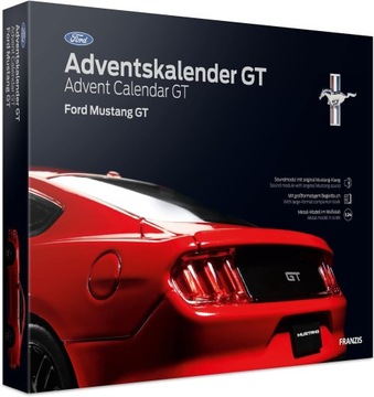 FRANZIS Ford Mustang GT kalendarz adwentowy modelarski zestaw w skali 1:24
