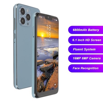 МНОГОФУНКЦИОНАЛЬНЫЙ СМАРТФОН С СИСТЕМОЙ ANDROID 4 ГБ / 32 ГБ 6,1 ДЮЙМА СИНИЙ