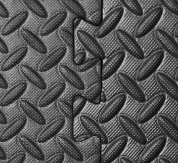 ЗАЩИТНЫЙ КОВРИК ИЗ ПЕНЫ ЭВА ПАЗЛ для упражнений, 4 шт.