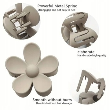 Заколка-пряжка Заколка для волос большая HAWAIIAN FLOWER набор из 3 ПРЕДМЕТОВ