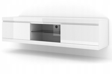 Szafka RTV komoda NET 180 wisząca stojąca biała