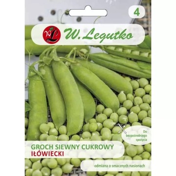 Groch cukrowy Iłówiecki nasiona 40 g Legutko