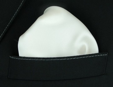 Мужской нагрудный платок - Кремовый, Одноцветный