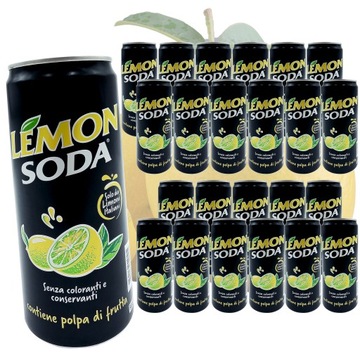 Napój LEMON SODA zgrzewka 24 szt x 330ml