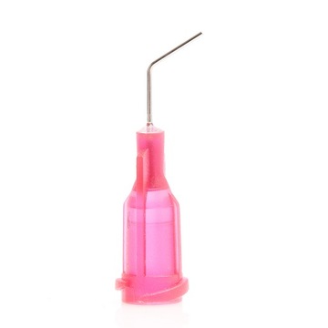 IGŁA DOZOWNICZA ZAGIĘTA DO FLUXU KLEJU 25G 0,26MM