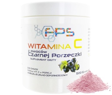 Witamina C z Czarnej Porzeczki 100% w Proszku 500g