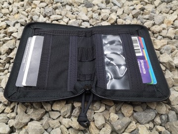 Mały taktyczny portfel Vins II EDC Czarny Baribal