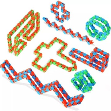 Змея сенсорная игрушка креативная цепная игра креативные игры змеиные головоломки