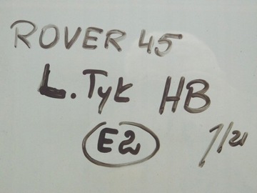 J/21 ROVER 45 HB SKLO (OKNO) BOČNÍ DVEŘE LEVÝ ZADNÍ E2 /D