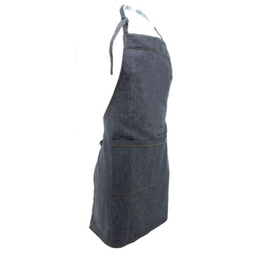 Męski fartuch kuchenny fartuszek MOCNY jeans grill