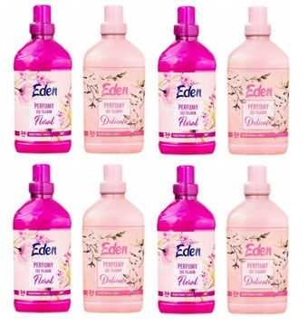 PERFUMY do TKANIN EDEN FLORAL + DELIKATE 8x720 ml DŁUGOTRWAŁY ZAPACH PRANIA