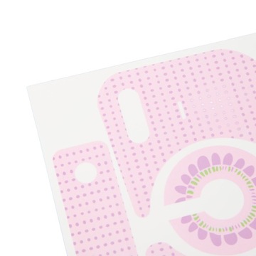 Наклейки на тело с рисунком точек подсолнечника