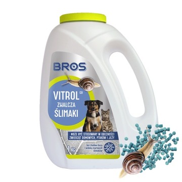 Granulat Środek na Ślimaki Vitrol GB 1 kg Bros Bezpieczny dla zwierząt