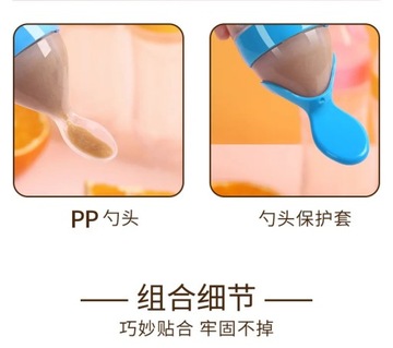 Силиконовая ложка для кормления, безопасная бутылочка для кормления новорожденных, малышей