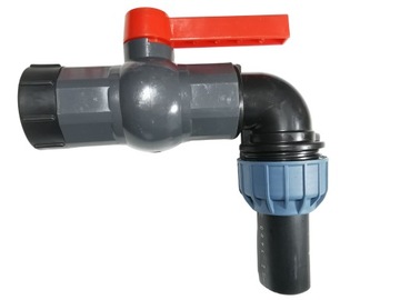 Duży Zawór Czerpalny 2 cale - IBC ZBIORNIK 1000L