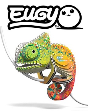 Eugy Kameleon Eko Układanka Puzzle 3D edukacyjne