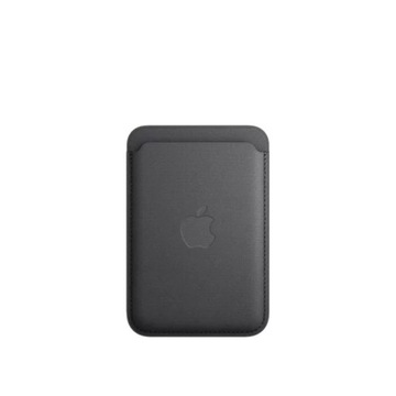 Portfel skórzany Leather Wallet iPhone MagSafe czarny