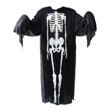 Halloween Skull Skeleton Cosplay Costume Scary Rob