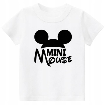 ZESTAW 2 KOSZULKI MAMA SYN Minnie Mickey prezent