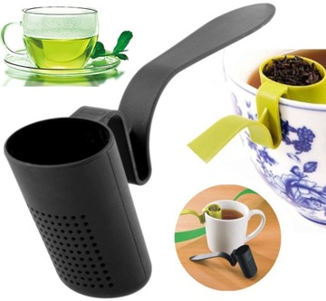 ZAPARZACZ DO HERBATY ŻIÓŁ STALOWY Z ŁAŃCUSZKIEM