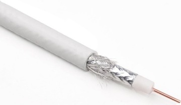 Коаксиальный кабель Maclean, кабель спутниковой антенны, 1.0CCS RG6, 100
