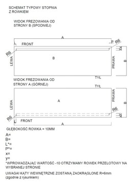 услуга изготовления паза под ступеньку/светодиодную ленту