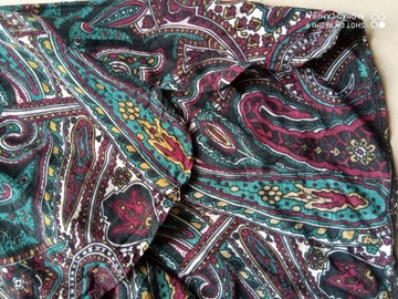 Bluzka 126cm pachy 50 52 54 turecki wzór paisley