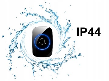 БЕСПРОВОДНОЙ СВЕТОДИОДНЫЙ ДВЕРНОЙ ЗВОНОК Водонепроницаемый IP44 300м