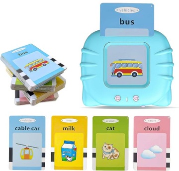 КАРТРИДЕР ДЛЯ ИЗУЧЕНИЯ АНГЛИЙСКОГО ЯЗЫКА ДЛЯ ДЕТЕЙ 102 КАРТОЧКИ 224 СЛОВА