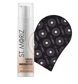 St. Moriz zestaw mus Medium 200ml + rękawica