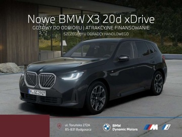BMW X3 G45 2025 BMW X3 20d xDrive 197 KM mHEV - Gotowy do Odbioru - Pakiet M Sport - Hak