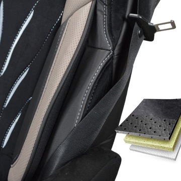 Чехлы на сиденья ROYAL DeLuxe MERCEDES ACTROS MP4 MP5