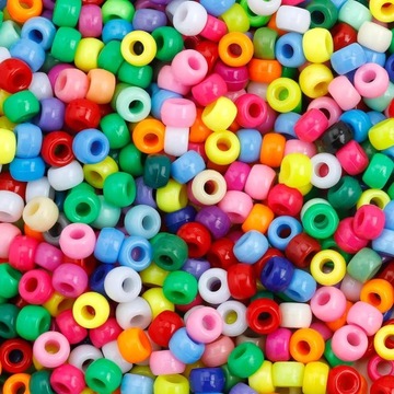 Pony Beads 600 Pcs, Beads for Jewelry Bracelets Making, Bracelet Beads,