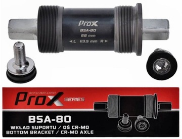 Каретка PROX BSA-80, шестигранные чашки из стали CR-MO, 118 мм.