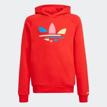 ADIDAS ДЕТСКАЯ СПОРТИВНАЯ ФУТБОЛКА ADIDAS ORIGINALS С КАПЮШОНОМ-КЕНГУРУ OLDSCHOOL