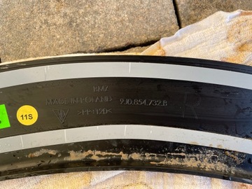 PORSCHE TAYCAN CROSS TURISMO 9J0 PRAVÁ LIŠTA BLATNÍKU ZADNÍ ORIG.