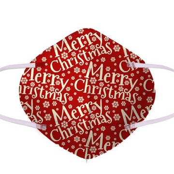 MASKA KN95 OCHRONNA 4 warstwowa Święta wzór