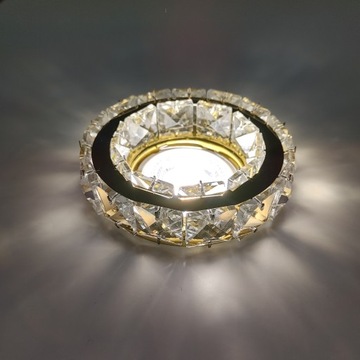 Стеклянный галогенный потолочный светильник GU10