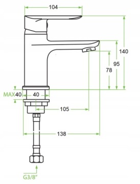 ИТАЛЬЯНСКИЙ умывальник подвесной 60+ черный смеситель